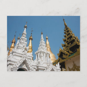 Shwedagon Pagoda Exterior Postkarte