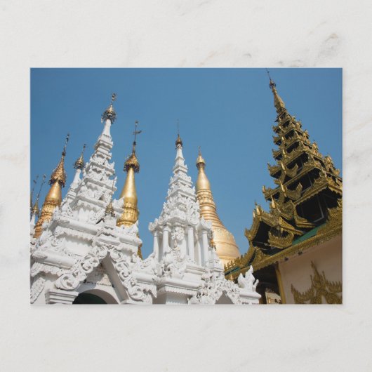 Shwedagon Pagoda Exterior Postkarte (Vorderseite)