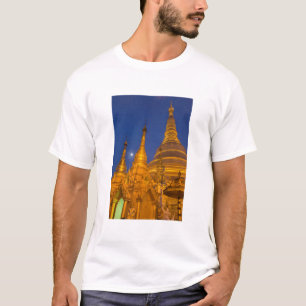 Shwedagon Pagoda in der Nacht, Myanmar T-Shirt