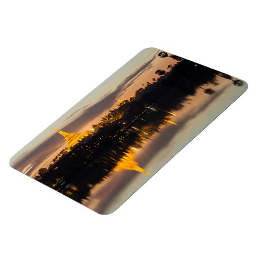 Shwedagon Pagoda, Myanmar, Rangun (Yangon) Magnet (Linke Seite)
