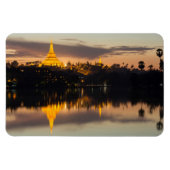 Shwedagon Pagoda, Myanmar, Rangun (Yangon) Magnet (Horizontal)