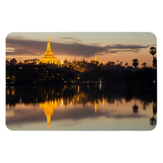 Shwedagon Pagoda, Myanmar, Rangun (Yangon) Magnet (Horizontal)