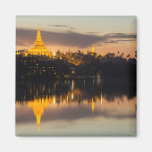 Shwedagon Pagoda, Myanmar, Rangun (Yangon) Magnet (Vorne)