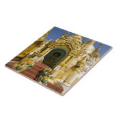 Shwedagon Pagoda (Paya), große Tempelanlage, dass Fliese (Seite)