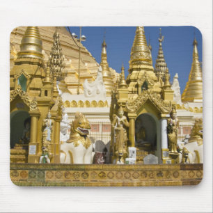 Shwedagon Pagoda (Paya), großer Tempelplatz, der Mousepad