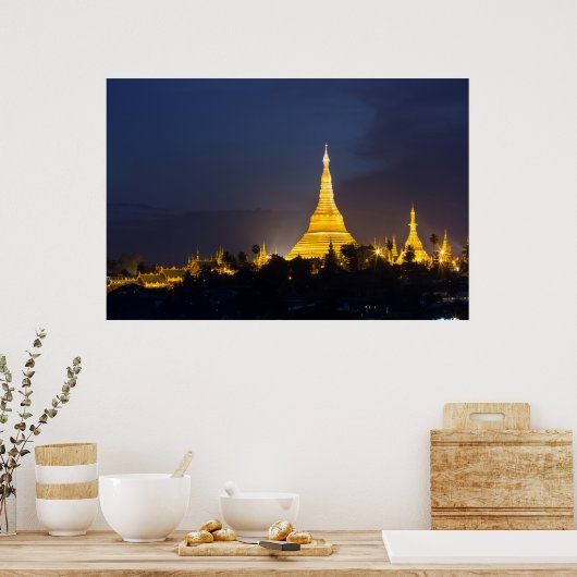 Shwedagon Pagoda Poster (Küche)