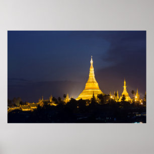 Shwedagon Pagoda Poster