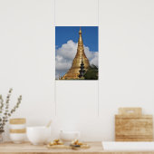 Shwedagon Pagoda, Yangon, Myanmar Poster (Küche)