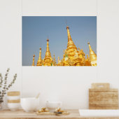 Shwedagon Pagoda, Yangon, Myanmar Poster (Küche)