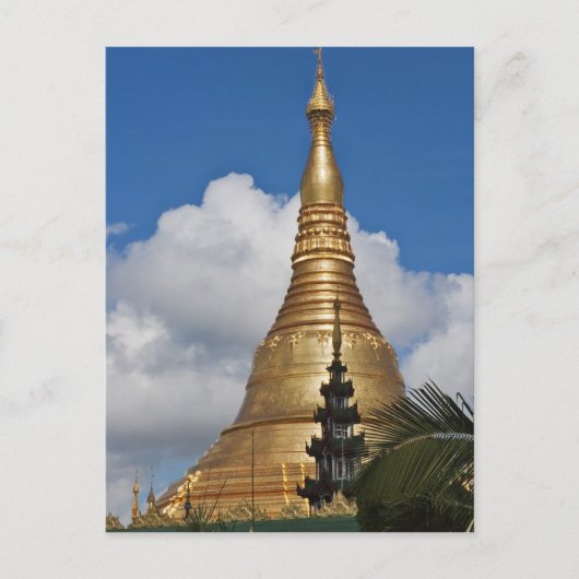 Shwedagon Pagoda, Yangon, Myanmar Postkarte (Vorderseite)