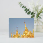 Shwedagon Pagoda, Yangon, Myanmar Postkarte (Stehend Vorderseite)