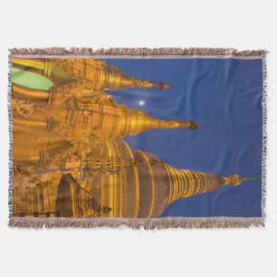 Shwedagon-Pagode bei Nacht, Myanmar Decke