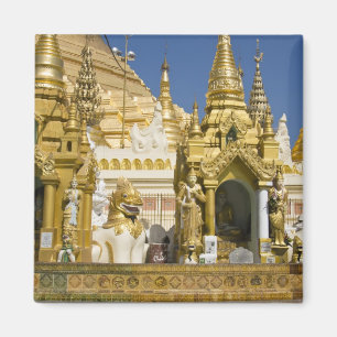 Shwedagon-Pagode (Paya), große Tempelanlage, die Magnet
