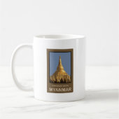 Shwedagon Pagode Rangun Myanmar Kaffeetasse (Links)