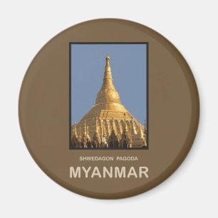 Shwedagon Pagode Rangun Myanmar Magnet