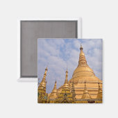 Shwedagon Paya Magnet (Vorderseite/Rückseite)