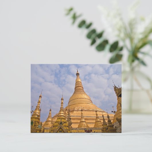 Shwedagon Paya Postcard Postkarte (Stehend Vorderseite)