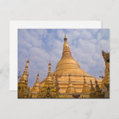 Shwedagon Paya Postcard Postkarte (Vorne/Hinten)
