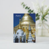 Shwedagon Postkarte (Stehend Vorderseite)