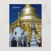 Shwedagon Postkarte (Vorderseite)