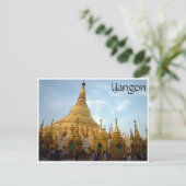 Shwedagon Yangon Postkarte (Stehend Vorderseite)