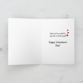 Shweetheart-Eichhörnchen-Valentinstag-Karte Feiertagskarte (Innenseite)