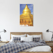 Shwezigon Pagoda in Bagan, Bagan (Pagan), 2 Leinwanddruck (Insitu (Schlafzimmer))