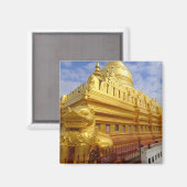 Shwezigon Pagoda in Bagan, Bagan (Pagan), Magnet (Vorderseite/Rückseite)