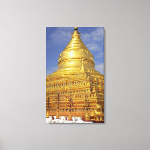 Shwezigon-Pagode in Bagan, Bagan (Pagan), 2 Leinwanddruck
