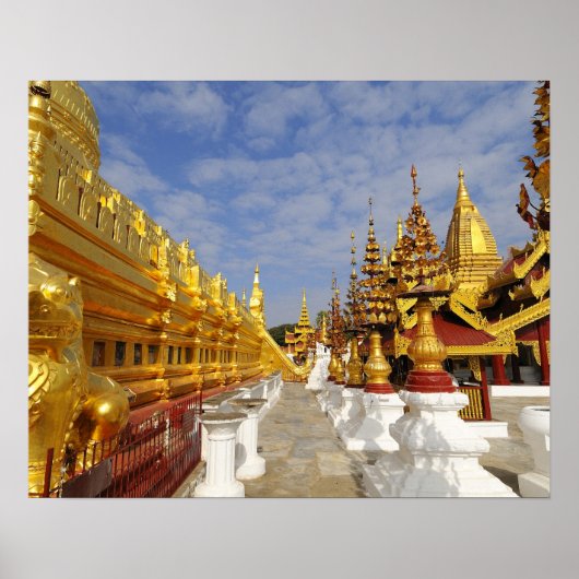 Shwezigon-Pagode Komplex in Bagan (Pagan), Poster (Vorne)