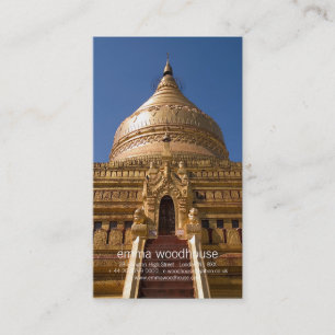 Shwezigon Paya Personal Business Card Visitenkarte