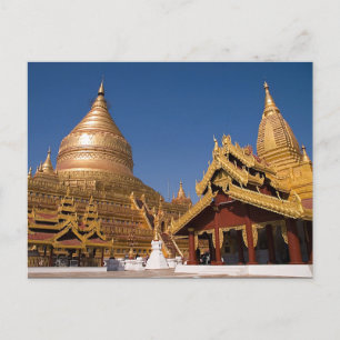 Shwezigon Paya Postcard Postkarte