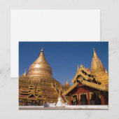 Shwezigon Paya Postcard Postkarte (Vorne/Hinten)