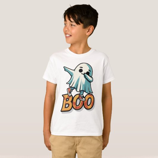 Shy Boo Ghost: Zu schüchtern für Boo T-Shirt (Vorne ganz)