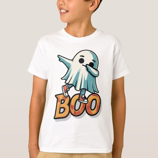 Shy Boo Ghost: Zu schüchtern für Boo T-Shirt (Vorderseite)