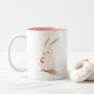 Shy Bunny Pink Two Tone Tasse