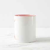 Shy Bunny Pink Two Tone Tasse (Mittel)