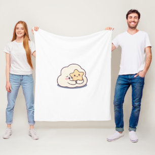 Shy Cloud umarmt einen Star Fleecedecke