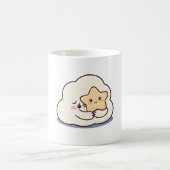 Shy Cloud umarmt einen Star Kaffeetasse (Mittel)