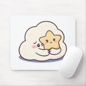 Shy Cloud umarmt einen Star Mousepad (Mit Mouse)