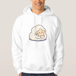 Shy Cloud umarmt einen Stern - Dreamy Niedlich Sky Hoodie