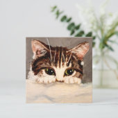 Shy & Curious Tabby Kitten (Stehend Vorderseite)