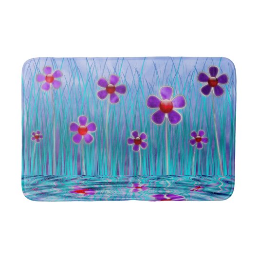 Shy Daisies Bathmat Badematte (Vorderseite)