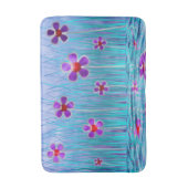 Shy Daisies Bathmat Badematte (Vorderseite Vertikal)