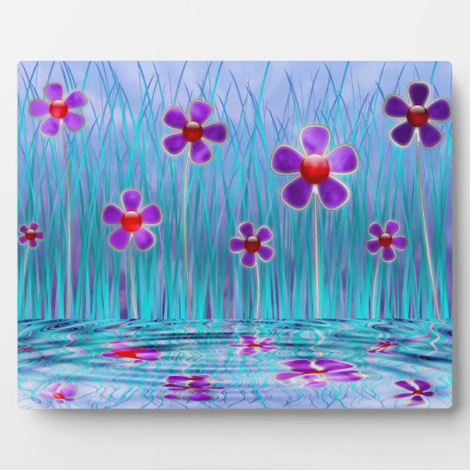 Shy Daisies Foto Plaque Fotoplatte (Vorderseite)