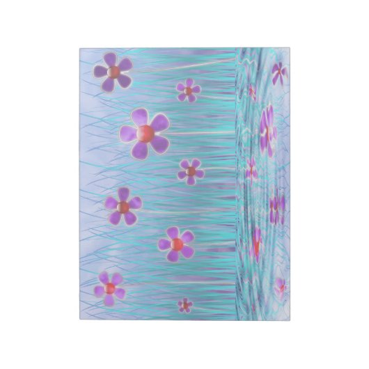 Shy Daisies Notepad Notizblock (Rotiert)