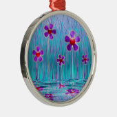 Shy Daisies Ornament Aus Metall (Rechts)