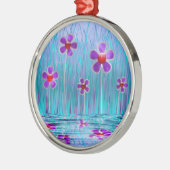 Shy Daisies Ornament Aus Metall (Links)