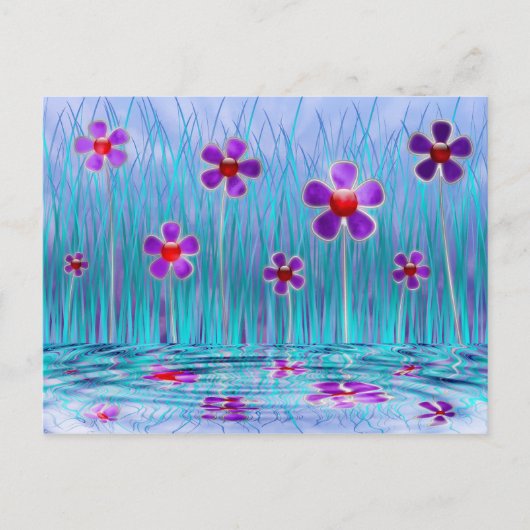 Shy Daisies Postcard Postkarte (Vorderseite)