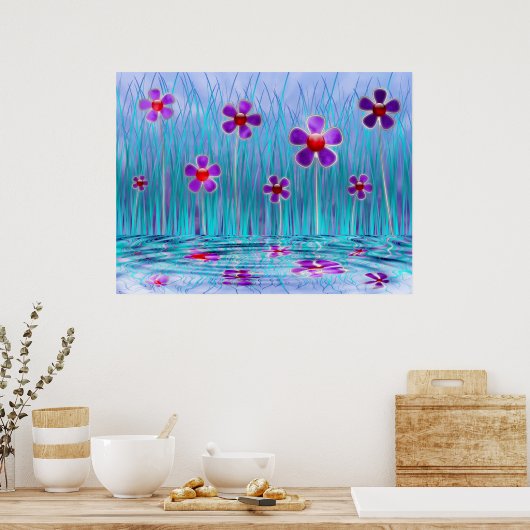 Shy Daisies Print Poster (Küche)